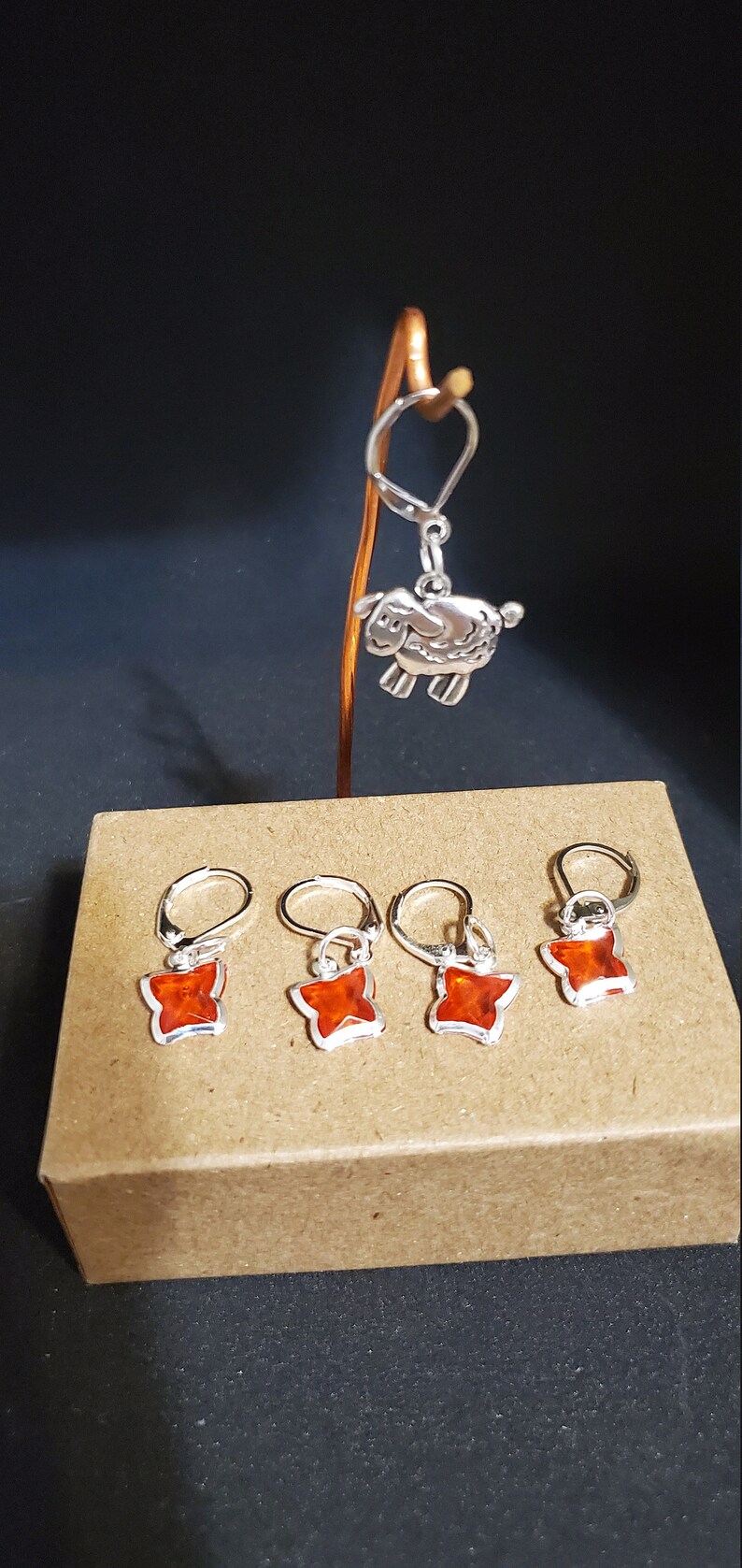 Stitch Markers for Crochet Crochet Supplies Row Marker Lamkin Again Place Markers Crochet Notions Stitch Markers Progress Keeper