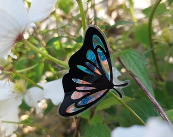 Barrettes papillon brillantes