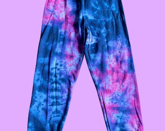Space Dust Tie Dye Sweatpants | Comfy Sweatpants | Adult Sweatpants | Airport Sweatpants | Natural Sweatpants