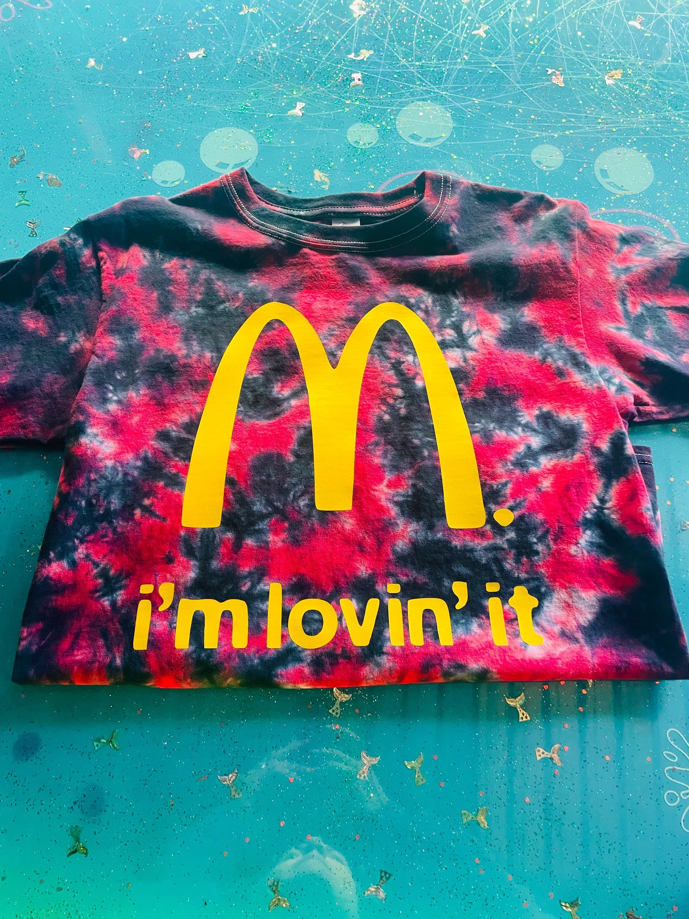 Women'S Short Sleeve Designed Classic Mcdonalds Cotton O Neck
