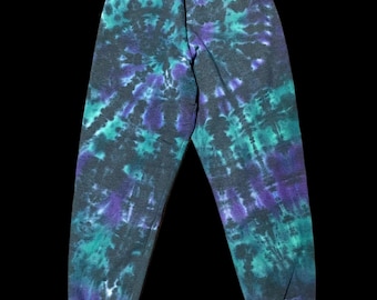 Witches Hat Tie Dye Sweatpants | Seaglass, Wisteria Purple | Unisex Comfy Pants