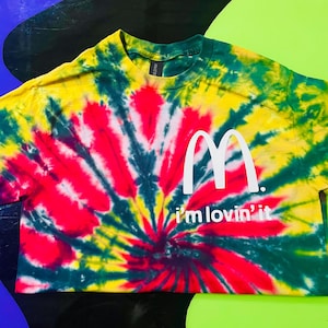 I’m lovin it Tie Dye | 90s | Tie Dye T-Shirt  | McDonald’s Tie Dye | Fast Food Tie Dye | Foodie Shirt