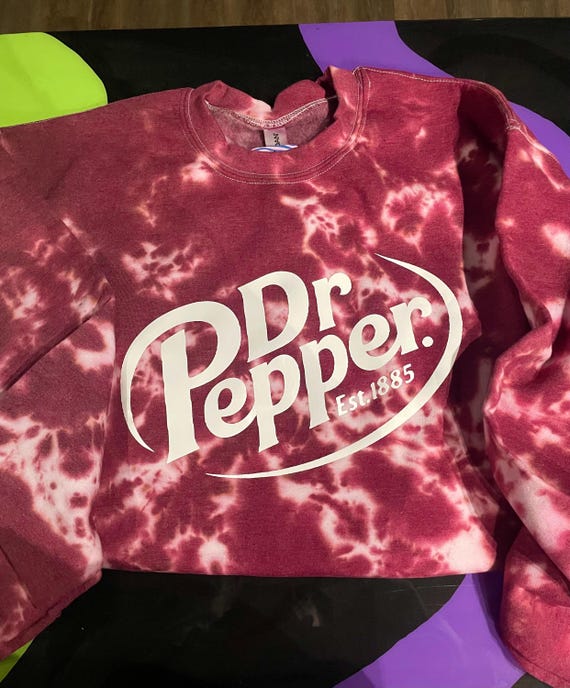 Dr. Pepper Tie Dye | Funny Crewneck | Tie Dye Crewneck | Dr. Pepper Lover | Dr. Pepper Sweatshirt | Dr. Pepper Pullover