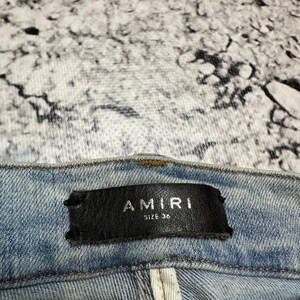Vintage Amiri-jeans, maat 36 – premium designerdenim afbeelding 11