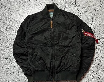 Vintage Usaf ALPHA INDUSTRIES Flight Jacket Size L Fits M - Etsy UK