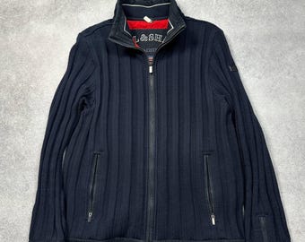 Giacca vintage Avant-Garde Paul Shark, nera, taglia S