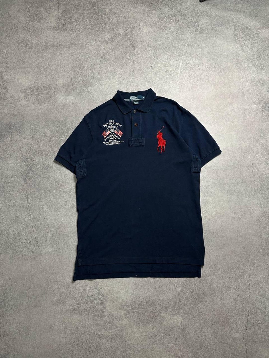 Vintage Polo Ralph Lauren USA Polo Shirt, Size M – Iconic American ...