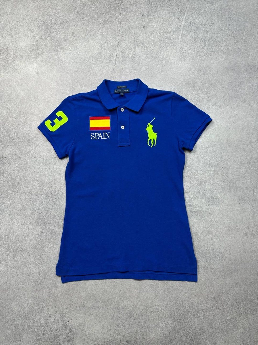 Vintage Polo Ralph Lauren Spain Collared T-shirt, Size S – Classic