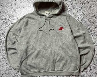 Sudadera Nike vintage, talla L: ropa deportiva clásica, corte holgado