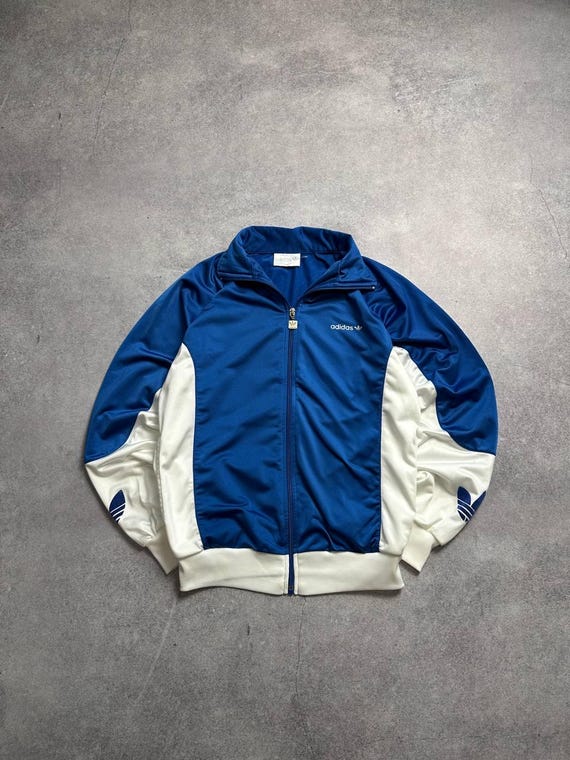 Adidas Vintage 90's Color Block Full Zip Track Jacket Black