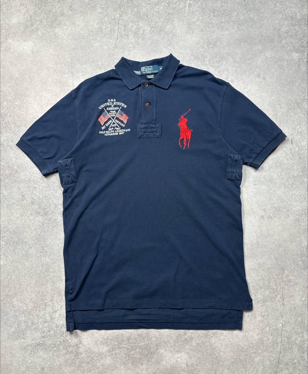 Vintage Polo Ralph Lauren USA Polo Shirt, Size M – Iconic American ...