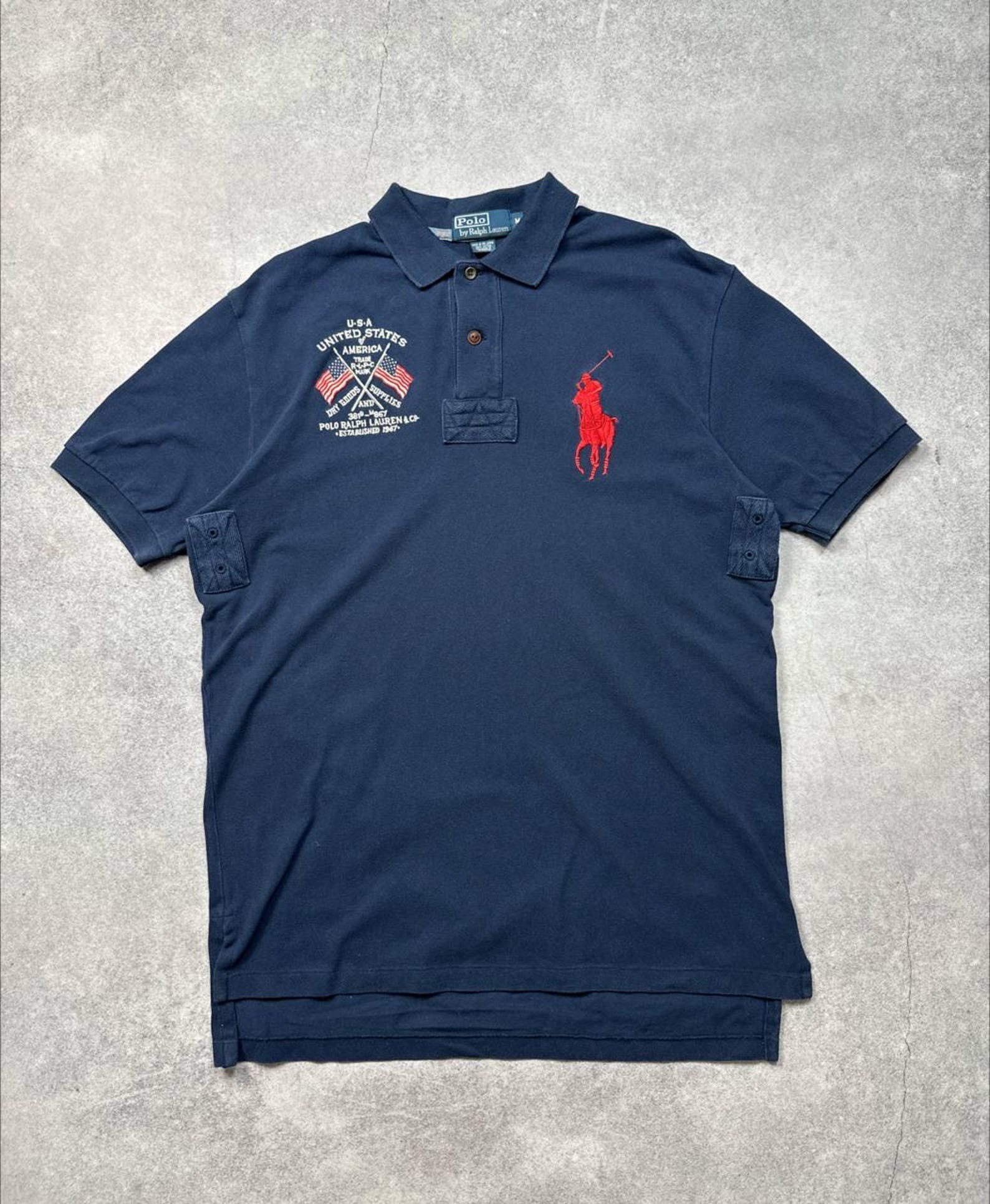 Vintage Polo Ralph Lauren USA Polo Shirt, Size M – Iconic American ...