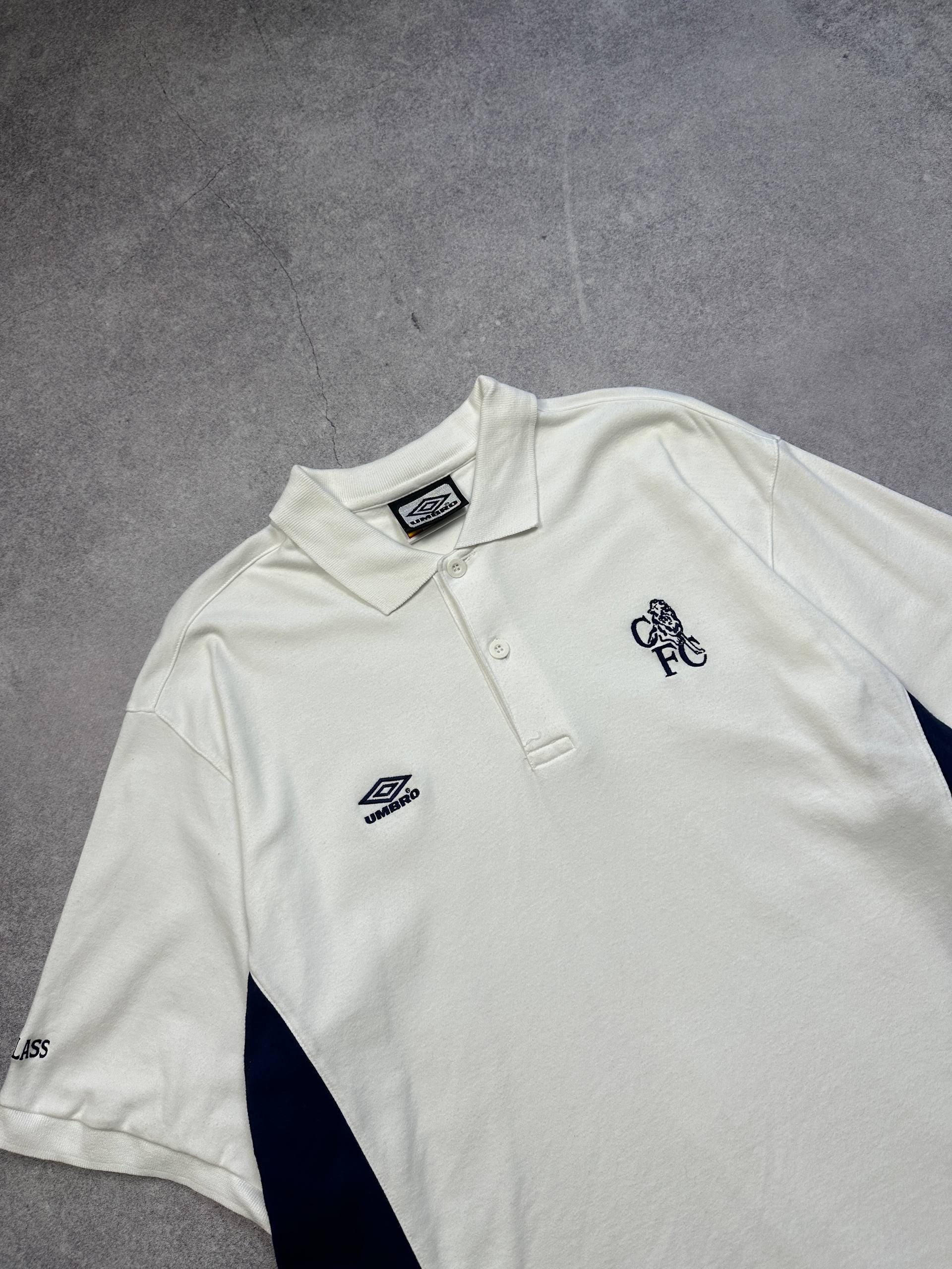 Vintage Umbro Chelsea Football Jersey, Size L – Classic 90s Design