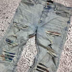 Vintage Amiri-jeans, maat 36 – premium designerdenim afbeelding 3