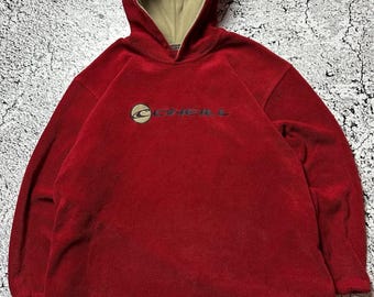 Moletom com capuz vintage O’Neill, tamanho G – Roupa de surf aconchegante, estilo retrô