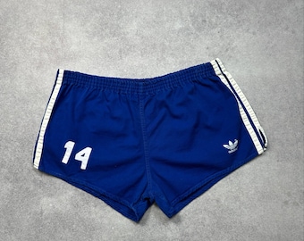 Shorts vintage Adidas para futebol, corrida, tamanho 6, masculino, algodão, Thomas Berthold 14