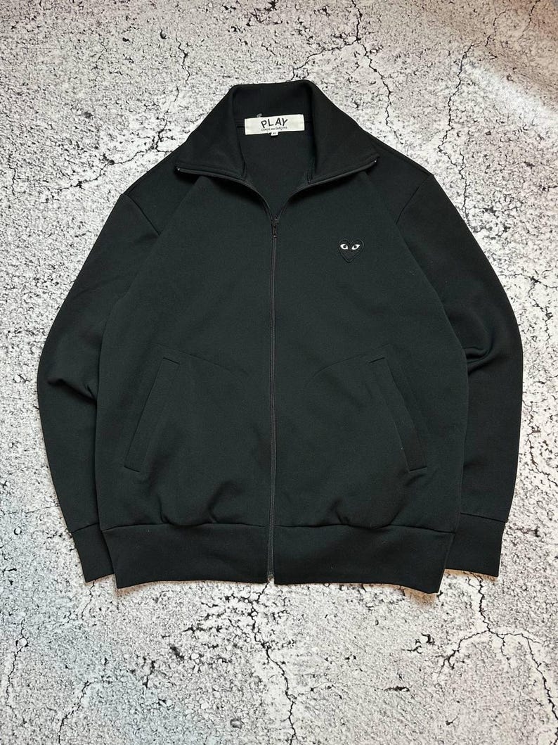 Vintage Comme des Garçons Track Jacket, Size XL – Minimalist Design, Premium Streetwear image 1
