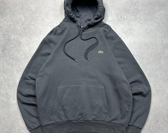 Vintage Lacoste Hoodie, Size XL – Classic French Sportswear