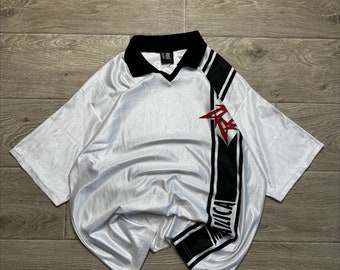 Vintage 1997 Metallica Reload Tour Concert Promo Collared Jersey Shirt Size XL