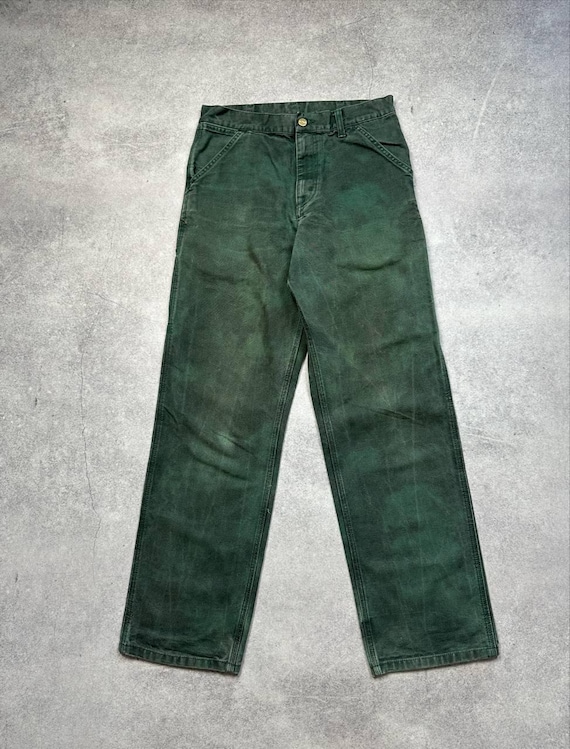 Vintage Carhartt Camo Jeans, Size W28 L32 – Rugged Workwear Style 
