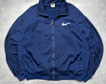 Vintage Nike Track Jacket, Size L – Retro Sportswear & Athletic Style