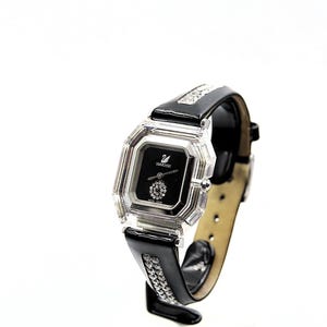 SWAROVSKI CRYSTAL TIME Zwitserse damestanktop met originele band - origineel - swiss made - in gebruik - uitstekende staat