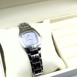 LOTUS Blue Dial Tank Watch Ref. 9799 - Full Set - original - Designer -running