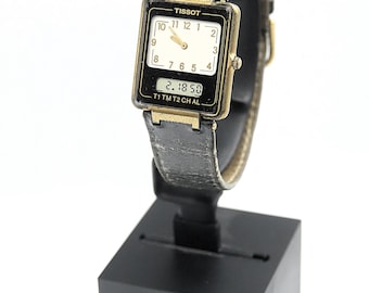 Vintage Tissot F1 TS X2 Analog Digital Quartz Cal.2045/ Silver