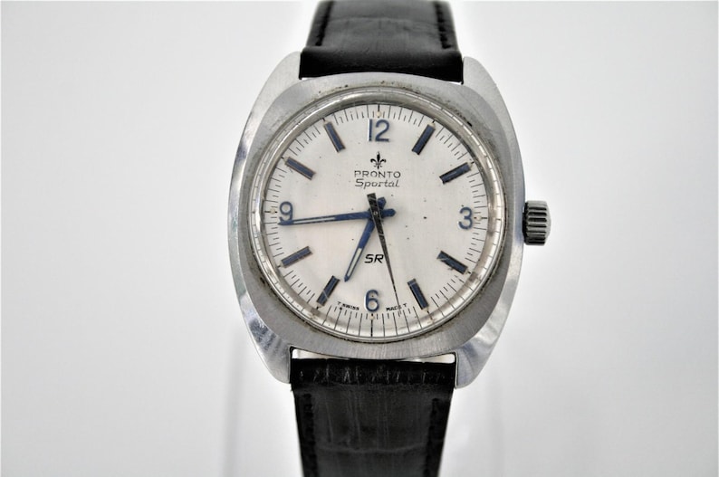 Pronto Watch Men PRONTO SPORTAL Sr Handwinding Vintage - Original - Running ...