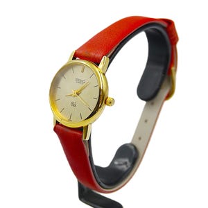 Montres Seiko pour femme à quartz Seiko SQ dorées - Fabrication japonaise - vintage des années 1980 - ère spatiale des années 90