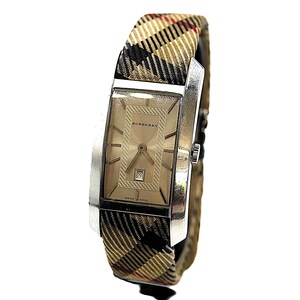 BURBERRY LONDON MEN Tank Watch Beautiful Designer Fashion Brand Watch - original - swiss made - running - excelent condition - BU1050 -02008