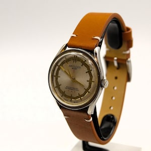 AMULCOR ( Ruhla ) Super 21 Two Tone Gold Hand Wind Mechanical - original - running - 1960-70's - Excelent condition
