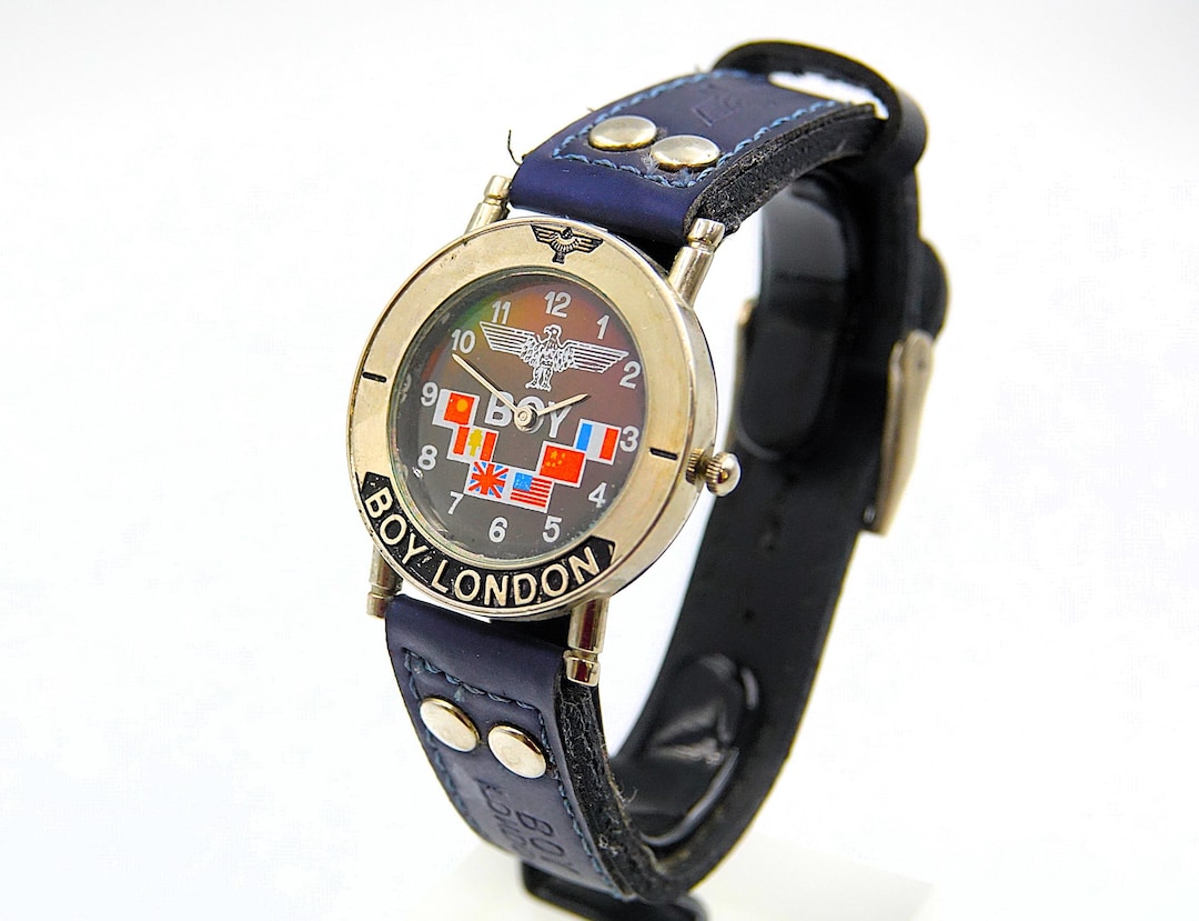 BOY LONDON Flags Fading Dial Watch With Original Band Ref. BOY-31 
