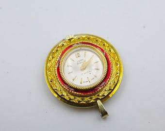 Vintage Swiss FERO pendant watch, Vintage ladies pendant watch, Christmas gift for her, Women p Jewellery watch Manual wind Mechanical Watch