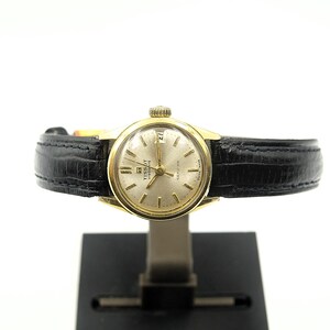 MONTRE TISSOT VISODATE PLAQUÉ OR - MÉCANIQUE MANUELLE - OCCASION FONCTIONNE BIEN
