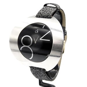 CALVIN KLEIN Ref. K3723700 Large Oversized Ladies Watch Beautiful Designer Fashion Brand Watch - Swiss made - running - Usa Design