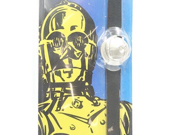 Orologio LCD WATCHIT STAR WARS: C3PO Nos New Old Stock Sealed - 1997 - Knopex - originale - funzionante - condizioni eccellenti - pezzo da collezione