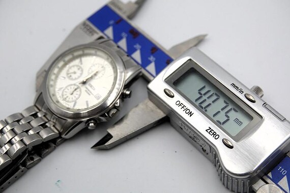 Original Seiko Chronograph Ref. 7t92-0lh0 New Battery Installed