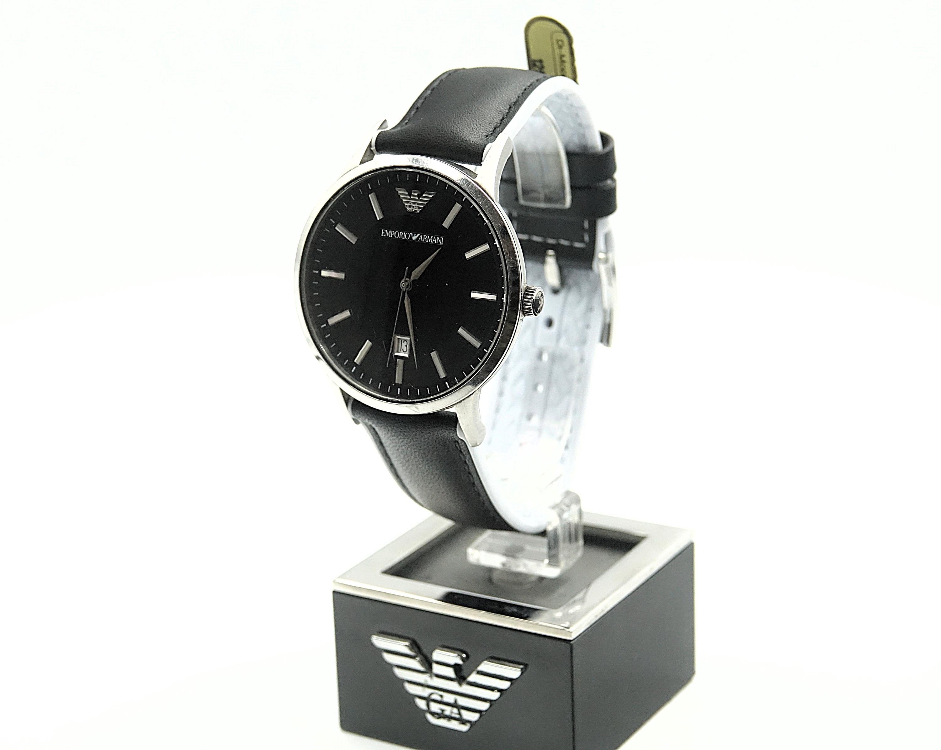 EMPORIO ARMANI Ref. AR-2411 メンズ 大型腕時計 美しいデザイナー 