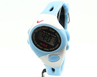 Nike Triax Stainless Steel Chronograph Watch – Y2K Style, Water