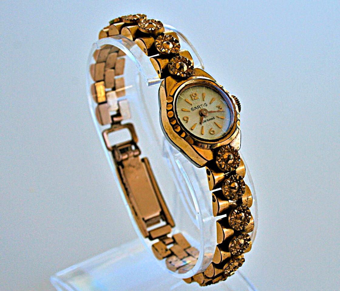 Cadran Carré Ancien Pour Montre Agefa - 15 Rubis - Couleur Cuivre - V.F SUISSE
