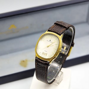 MAURICE LACROIX Unisex TANK Ref. 95931 With Box - original - swiss made - running - excelent condition
