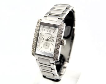 chinese dress ladies Tiny Two-tone Fossil Watch for Women