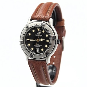 Beautiful Rare REYBLAN SWISS Men Diver Rally Style Watch - Retro - Quartz Running - New Old Stock Watch Retailer ( no tags )