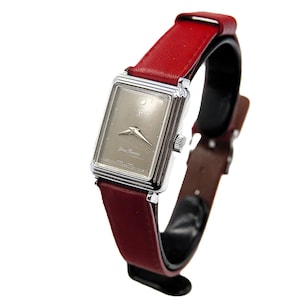 Elegant Yves Renoir Tank Swiss Hand Wind Dress Watch Manual wind Mechanical Watch