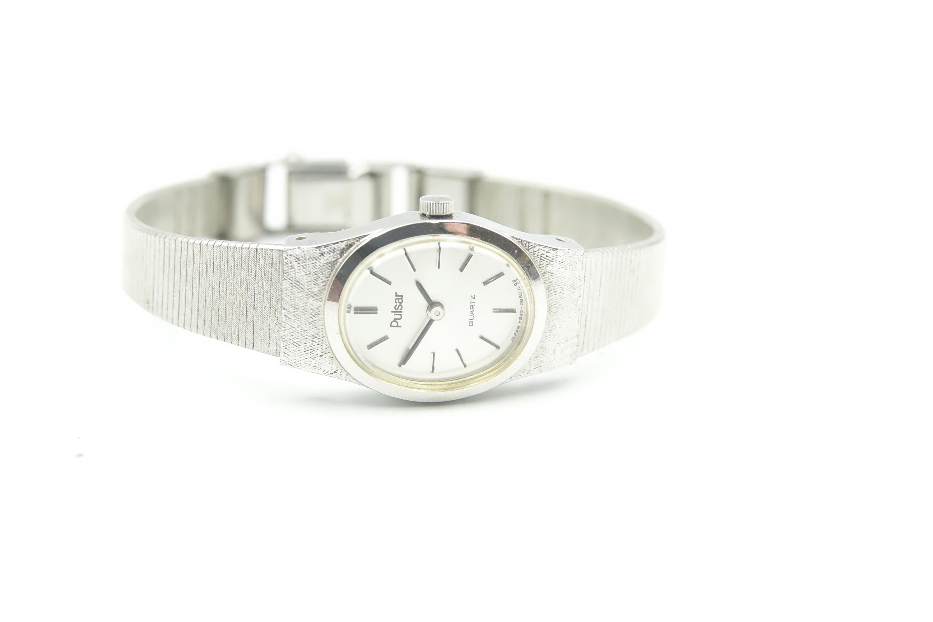 Original PULSAR BY SEIKO Ladies Cocktail Dress Watch Y590 