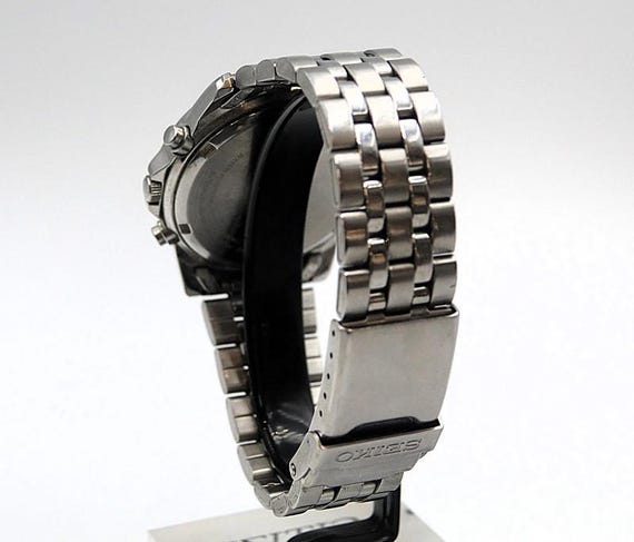 Original Seiko Chronograph Ref. 7t92-0lh0 New Battery Installed
