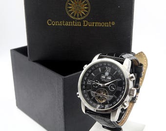 CONSTANTIN DURMONT TOURBILLON Automatic 29 jewels - Ref. 110325 - Original - Running - Mechanical Jumbo Large Size