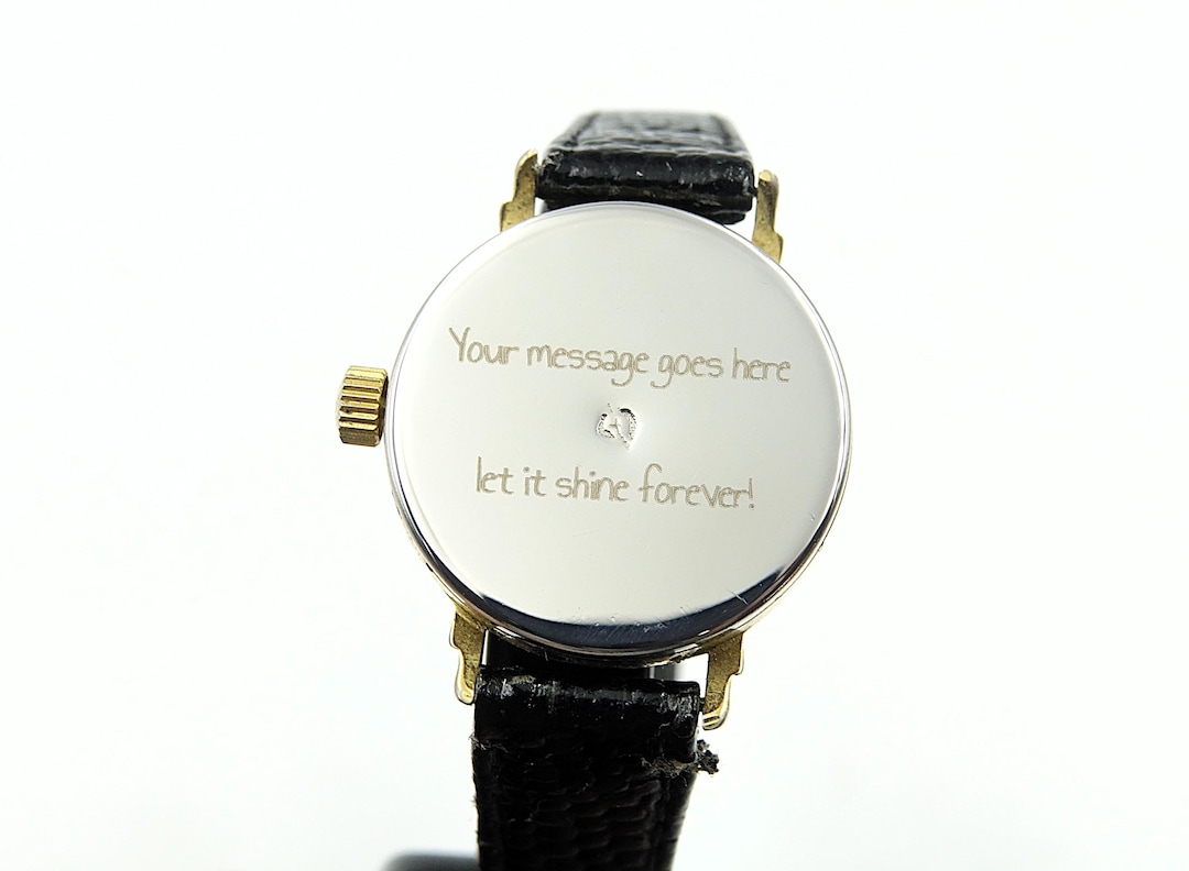 Create A Watch Custom Watch Engraving Add-on – Personalized Caseback Engraving for ...
