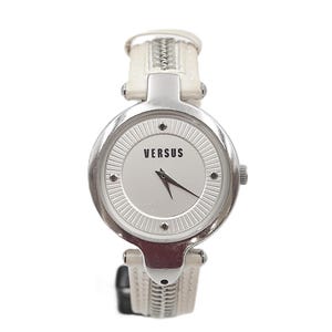 GIANNI VERSACE VERSUS grande montre tendance pour dames avec fermeture à glissière - originale - en cours d'exécution - en excellent état - SOB070015